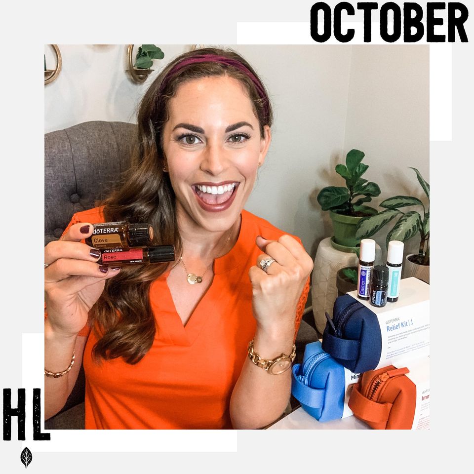 Hillary LaMay doTERRA October promotions essential oils warm welcome to fall